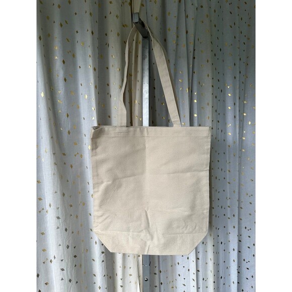 Wired NWOT Magazine Manhattan 'Big Ideas Only' Novelty Natural Canvas Tote Bag - Picture 3 of 4
